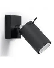 Nowoczesny kinkiet halogenowy E720-Sewo - czarny w sklepie o6i2u8y4t0z.info