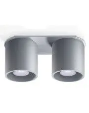 Podwójny plafon LED E761-Melvis - szary w sklepie o6i2u8y4t0z.info