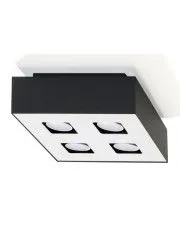 Nowoczesny plafon LED E776-Sofis - czarny w sklepie o6i2u8y4t0z.info