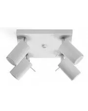 Kwadratowy plafon LED E784-Sewo - biały w sklepie o6i2u8y4t0z.info