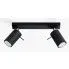 Halogenowy plafon LED E782-Sewo - czarny