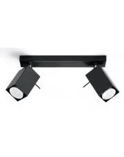 Minimalistyczny plafon LED E787-Rexi - czarny w sklepie o6i2u8y4t0z.info