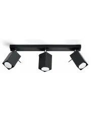 Halogenowy plafon LED E788-Rexi - czarny w sklepie o6i2u8y4t0z.info