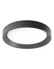Czarny okrągły plafon LED - E884-Minario w sklepie o6i2u8y4t0z.info
