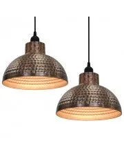 Komplet dwóch metalowych lamp wiszących - EX16-Esten w sklepie o6i2u8y4t0z.info