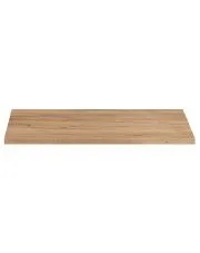 Prostokątny blat łazienkowy - Lunios 10X Dąb 80 cm w sklepie o6i2u8y4t0z.info