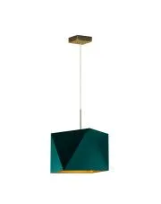 Pojedyncza lampa wisząca ze złotym stelażem - EX309-Xafi - 5 kolorów w sklepie o6i2u8y4t0z.info