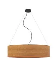 Lampa wisząca z fornirowym abażurem 80 cm - EX323-Sondra - kolory do wyboru w sklepie o6i2u8y4t0z.info