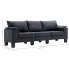 trzyosobowa sofa ekilore3q ciemnoszara