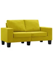 Ponadczasowa dwuosobowa żółta sofa - Magnex 2Q w sklepie o6i2u8y4t0z.info