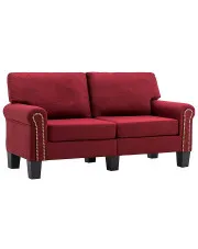 Luksusowa dwuosobowa sofa czerwone wino - Dionas 2X w sklepie o6i2u8y4t0z.info