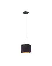 Geometryczna lampa wisząca na czarnym stelażu - EX418-Alo - 5 kolorów w sklepie o6i2u8y4t0z.info