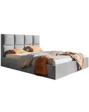 Tapicerowane łóżko dwuosobowe 140x200 Kamelia 3X - 36 kolorów w sklepie o6i2u8y4t0z.info