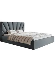 Tapicerowane łóżko dwuosobowe 140x200 Vista 3X - 36 kolorów w sklepie o6i2u8y4t0z.info