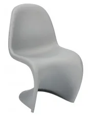 Designerskie krzesło jasnoszare - Alvine w sklepie o6i2u8y4t0z.info