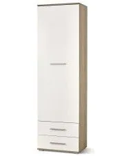 Szafa głębokość 40 cm biały połysk + dąb sonoma - Kaloe C2 w sklepie o6i2u8y4t0z.info