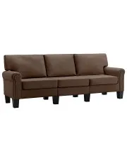 Trzyosobowa brązowa sofa - Dionas 3X w sklepie o6i2u8y4t0z.info