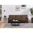 Luksusowa brązowa sofa Alaia 3X