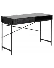 Czarne loftowe biurko - Lever w sklepie o6i2u8y4t0z.info