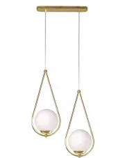 Mosiężna podwójna lampa wisząca glamour - S053-Maestor w sklepie o6i2u8y4t0z.info