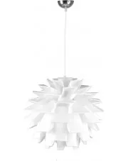 Biała nowoczesna lampa wisząca kula - S055-Bahama w sklepie o6i2u8y4t0z.info
