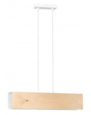 Biała wisząca lampa nad stół - D003-Romser w sklepie o6i2u8y4t0z.info