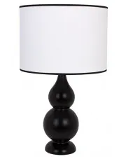 Czarna lampka nocna drewniana - S223-Dominex w sklepie o6i2u8y4t0z.info
