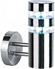 Chromowana lampa ścienna LED elewacyjna - S298-Etipo w sklepie o6i2u8y4t0z.info