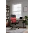 Czerwony ergonomiczny fotel obrotowy Bevo
