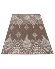 Brązowy dywan dwustronny w stylu boho - Belones 6X w sklepie o6i2u8y4t0z.info