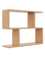 Minimalistyczna półka ścienna w kolorze buk - Keller w sklepie o6i2u8y4t0z.info