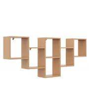 Minimalistyczna półka na ścianę w kolorze buk - Corsaro w sklepie o6i2u8y4t0z.info