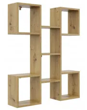 Regał na ścianę, półka dąb artisan - Mirego w sklepie o6i2u8y4t0z.info