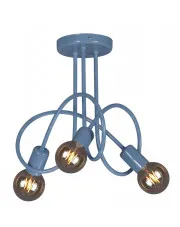Niebieska loftowa lampa sufitowa dziecięca - S548-Adorva w sklepie o6i2u8y4t0z.info