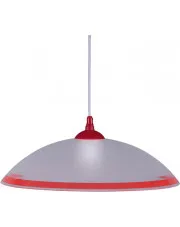 Biało-czerwona kuchenna lampa wisząca - S563-Toba w sklepie o6i2u8y4t0z.info