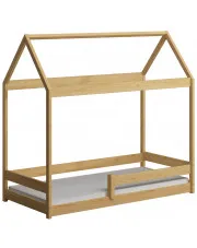 Parterowe łóżko dziecięce domek, sosna - Kiders 180x80 cm w sklepie o6i2u8y4t0z.info