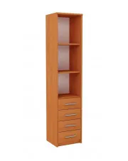 Klasyczny regał do salonu olcha - Tymria 4X w sklepie o6i2u8y4t0z.info