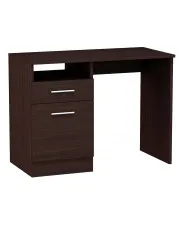 Brązowe minimalistyczne biurko do nauki wenge - Alfinete w sklepie o6i2u8y4t0z.info