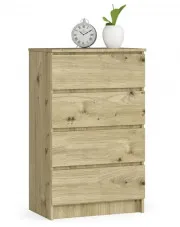 Wąska komoda do salonu dąb artisan - Branni 3X w sklepie o6i2u8y4t0z.info