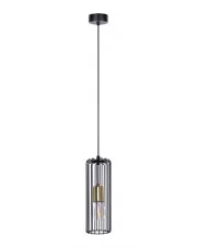 Czarno-złota lampa wisząca nad wyspę - S774-Millor w sklepie o6i2u8y4t0z.info