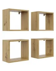 Kwadratowe półki modułowe na ścianę dąb artisan - Sevios w sklepie o6i2u8y4t0z.info