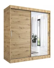 Szafa przesuwna dąb artisan 180 cm - Massi 5X w sklepie o6i2u8y4t0z.info