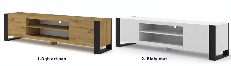Wybór kolorów szafki rtv Lyra 4X