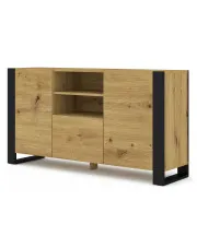 Duża komoda biurowa do salonu dąb artisan - Lyra 11X w sklepie o6i2u8y4t0z.info