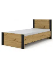 Pojedyncze łóżko 90x200 dąb artisan - Lyra 12X w sklepie o6i2u8y4t0z.info