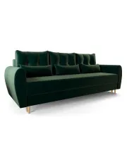 Zielona sofa do salonu rozkładana - Sinsiew 3X w sklepie o6i2u8y4t0z.info