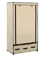 Składana materiałowa szafa kremowa - Titan w sklepie o6i2u8y4t0z.info