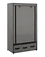 Szara składana materiałowa szafa - Titan w sklepie o6i2u8y4t0z.info