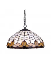 Lampa wisząca retro z witrażowym kloszem - S946-Grano w sklepie o6i2u8y4t0z.info