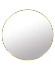 Złote metalowe lustro 70 cm - Enno w sklepie o6i2u8y4t0z.info